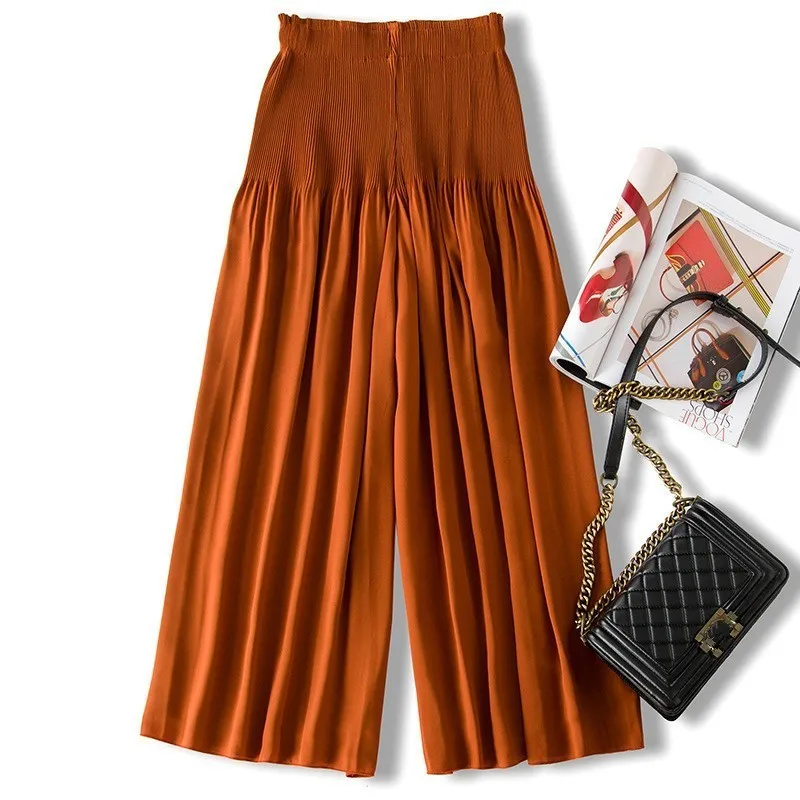 LANMREM 2019 Personality Wonen's Loose Wide Leg Pants New Fashion Casual Elastic Waist Pleated Irregular Trousers Spring YG559
LANMREM 2019 Personality Wonen's Loose Wide Leg Pants New Fashion Casual Elastic Waist Pleated Irregular Trousers Spring YG559