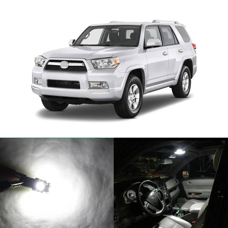 12PCs Canbus White Car Led Light Bulbs Interior Package Kit For Toyota 4Runner 2003-2014 Map Dome Door Trunk License Plate Lamp
12PCs Canbus White Car Led Light Bulbs Interior Package Kit For Toyota 4Runner 2003-2014 Map Dome Door Trunk License Plate Lamp