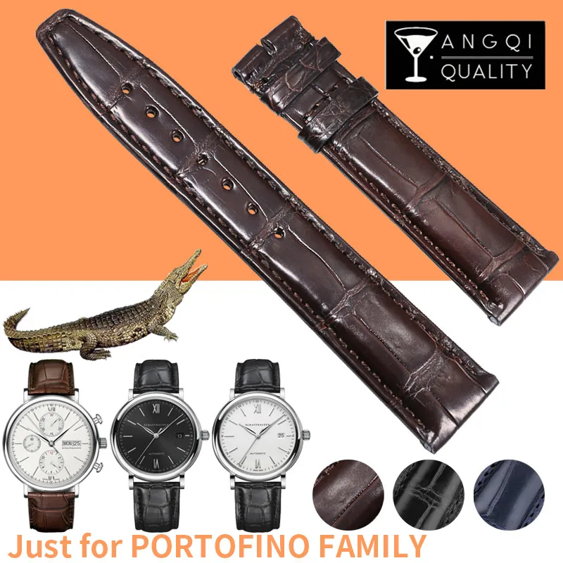 20mm Genuine Leather Crocodile Watchbands for IWC Portofino Family Alligator Skin Watch Bracelets Band Strap Bamboo Pattern Soft
20mm Genuine Leather Crocodile Watchbands for IWC Portofino Family Alligator Skin Watch Bracelets Band Strap Bamboo Pattern Soft