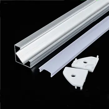 LED Triangle Bar Lamp Cover 18x18mm LED Hard Strip Lamp Housing Shell V Shape Aluminum Slot Lampshade 50pcs
LED Triangle Bar Lamp Cover 18x18mm LED Hard Strip Lamp Housing Shell V Shape Aluminum Slot Lampshade 50pcs