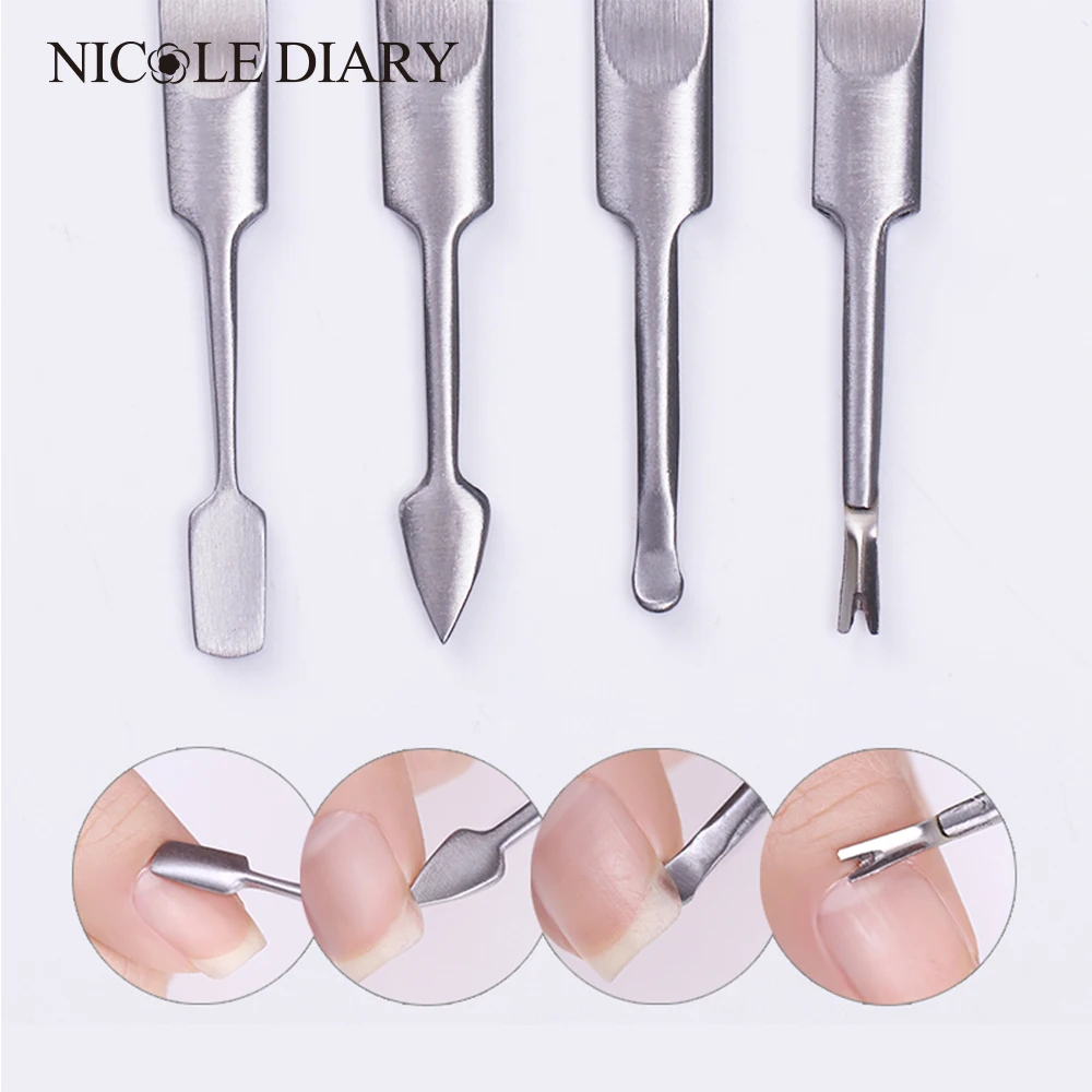 Silver Stainless Steel Cuticle Remover Pusher Dead Skin Removing Fork Trimmer Nail Edge Cleaner Manicure Nail Art Tool
Silver Stainless Steel Cuticle Remover Pusher Dead Skin Removing Fork Trimmer Nail Edge Cleaner Manicure Nail Art Tool