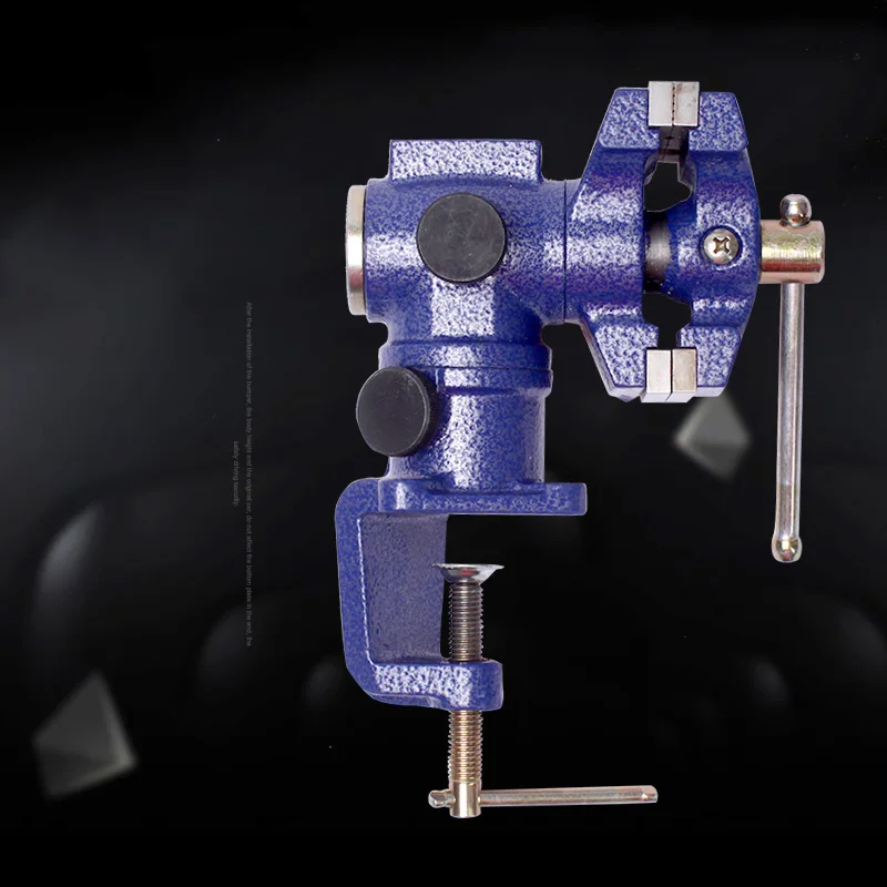 Sotrlo Multi-Jaw Rotating Bench Vise Cast Iron Blue Table Vise for Multi-Purpose with 360 Degree Swivel Base and Head
Sotrlo Multi-Jaw Rotating Bench Vise Cast Iron Blue Table Vise for Multi-Purpose with 360 Degree Swivel Base and Head