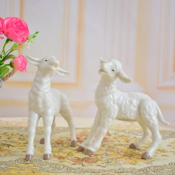 white porcelain animal Statue figurines Ceramic cute sheep for home office wedding birthday party decoration gifts
white porcelain animal Statue figurines Ceramic cute sheep for home office wedding birthday party decoration gifts