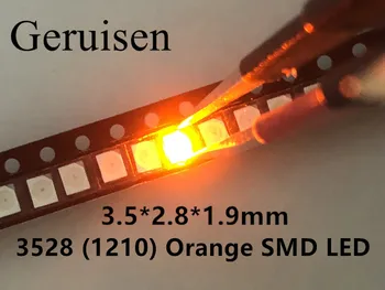 SMD Led 3528/1210 Orange/amber Smd/smt Plcc-2 High Quality Ultra Bright Light-emitting Diodes free Shipping 3000PCS
SMD Led 3528/1210 Orange/amber Smd/smt Plcc-2 High Quality Ultra Bright Light-emitting Diodes free Shipping 3000PCS