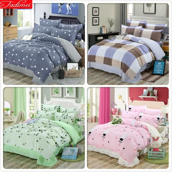 Consice AB Side 3/4 pcs pieces Bedding Set Full King Queen Twin Single Size Quilt Comforter Case Duvet Cover Cotton Bed Linen 2m
Consice AB Side 3/4 pcs pieces Bedding Set Full King Queen Twin Single Size Quilt Comforter Case Duvet Cover Cotton Bed Linen 2m