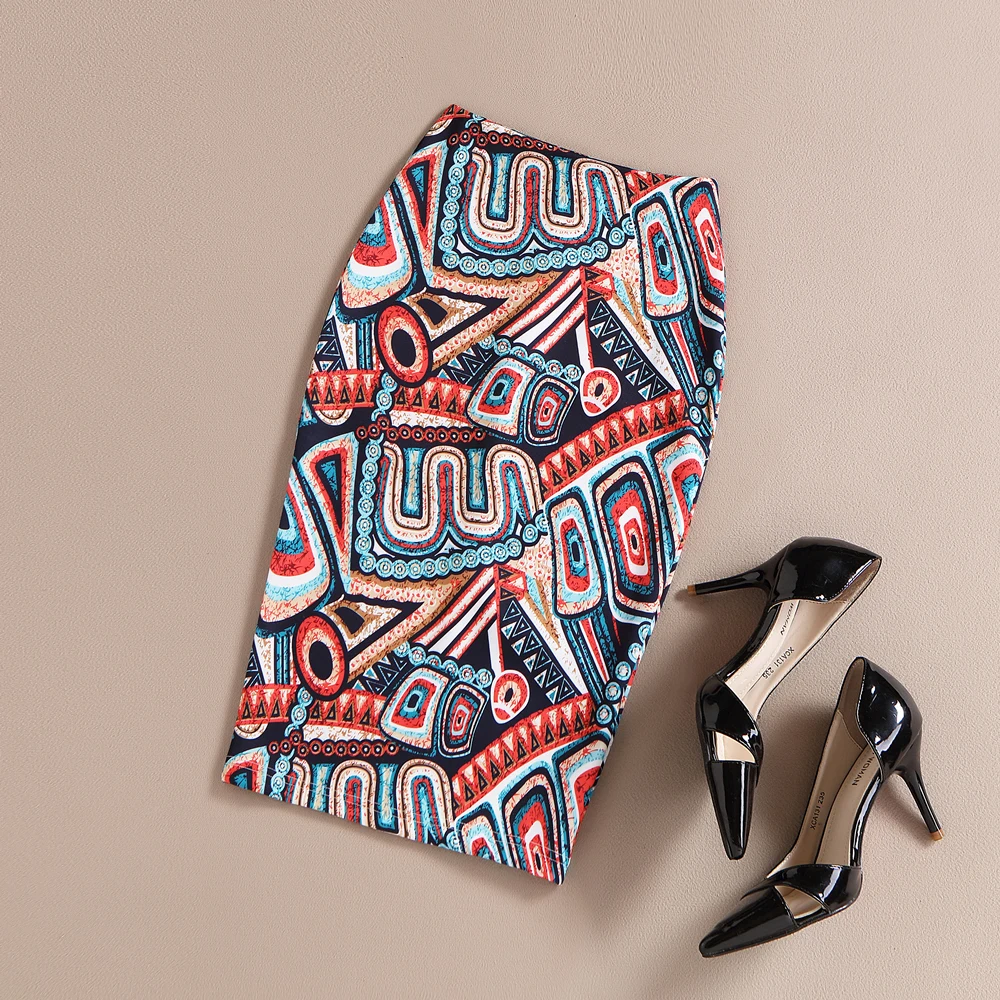 New Autumn summer Vintage Ladies Fashion Oil Painting Print Summer High Waist Stretch Pencil Skirt Long Bodycon Saias Femininas
New Autumn summer Vintage Ladies Fashion Oil Painting Print Summer High Waist Stretch Pencil Skirt Long Bodycon Saias Femininas