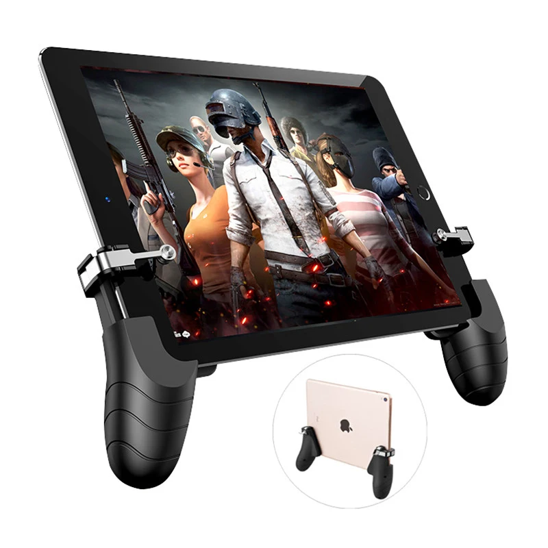 PUBG Mobie Controller Gamepad for Ipad Tablet Trigger Fire Button Aim Key Mobile Games Grip Handle L1R1 Shooter Joystick
PUBG Mobie Controller Gamepad for Ipad Tablet Trigger Fire Button Aim Key Mobile Games Grip Handle L1R1 Shooter Joystick