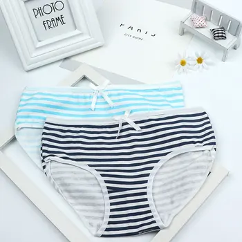1 pc Summer Style Stripes Print Cotton Briefs Lovely Bow Decoration Women Panties ropa interior femenina
1 pc Summer Style Stripes Print Cotton Briefs Lovely Bow Decoration Women Panties ropa interior femenina