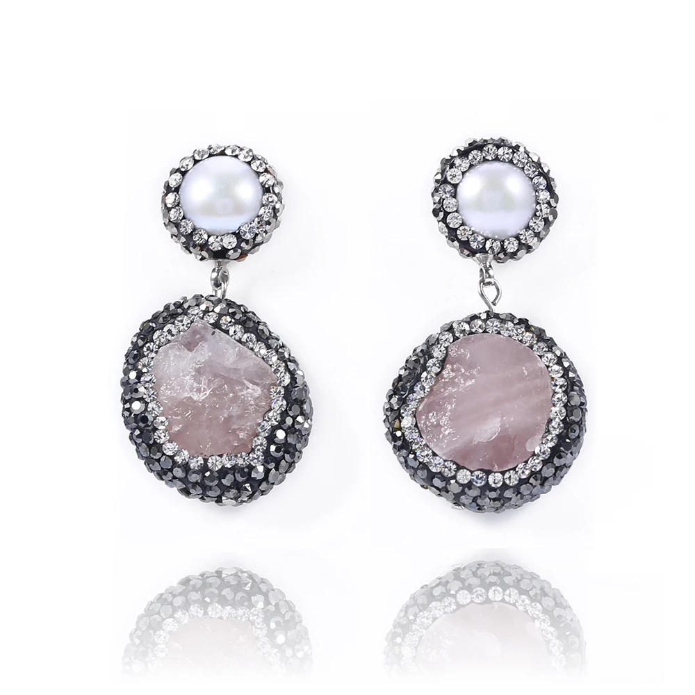 YNB Fashion Women Jewlry Long Pearl Earrings for Women Nature Stone Wedding Earrings Ladies Party Jewelry Mother Gift
YNB Fashion Women Jewlry Long Pearl Earrings for Women Nature Stone Wedding Earrings Ladies Party Jewelry Mother Gift