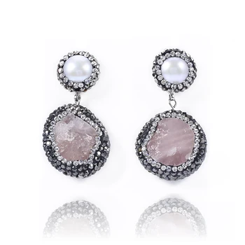 YNB Fashion Women Jewlry Long Pearl Earrings for Women Nature Stone Wedding Earrings Ladies Party Jewelry Mother Gift
YNB Fashion Women Jewlry Long Pearl Earrings for Women Nature Stone Wedding Earrings Ladies Party Jewelry Mother Gift