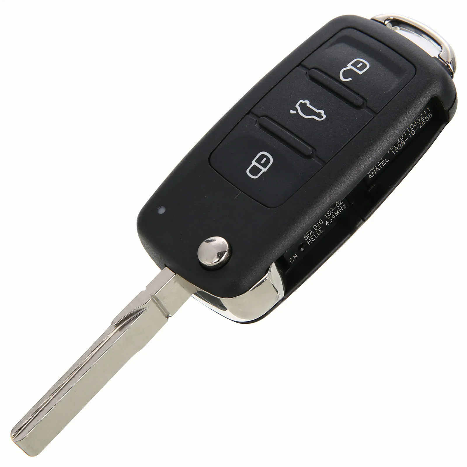 MAYITR High Quality 3 Buttons Folding Flip Remote Key Fob 434MHz ID48 Chip For VW Golf Jetta
MAYITR High Quality 3 Buttons Folding Flip Remote Key Fob 434MHz ID48 Chip For VW Golf Jetta