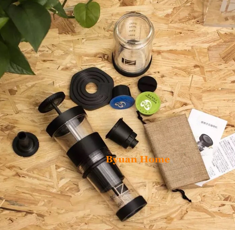 Super mini portable manual espresso capsule coffee maker compatible capsule design Tritan light handle coffee machine cup design
Super mini portable manual espresso capsule coffee maker compatible capsule design Tritan light handle coffee machine cup design