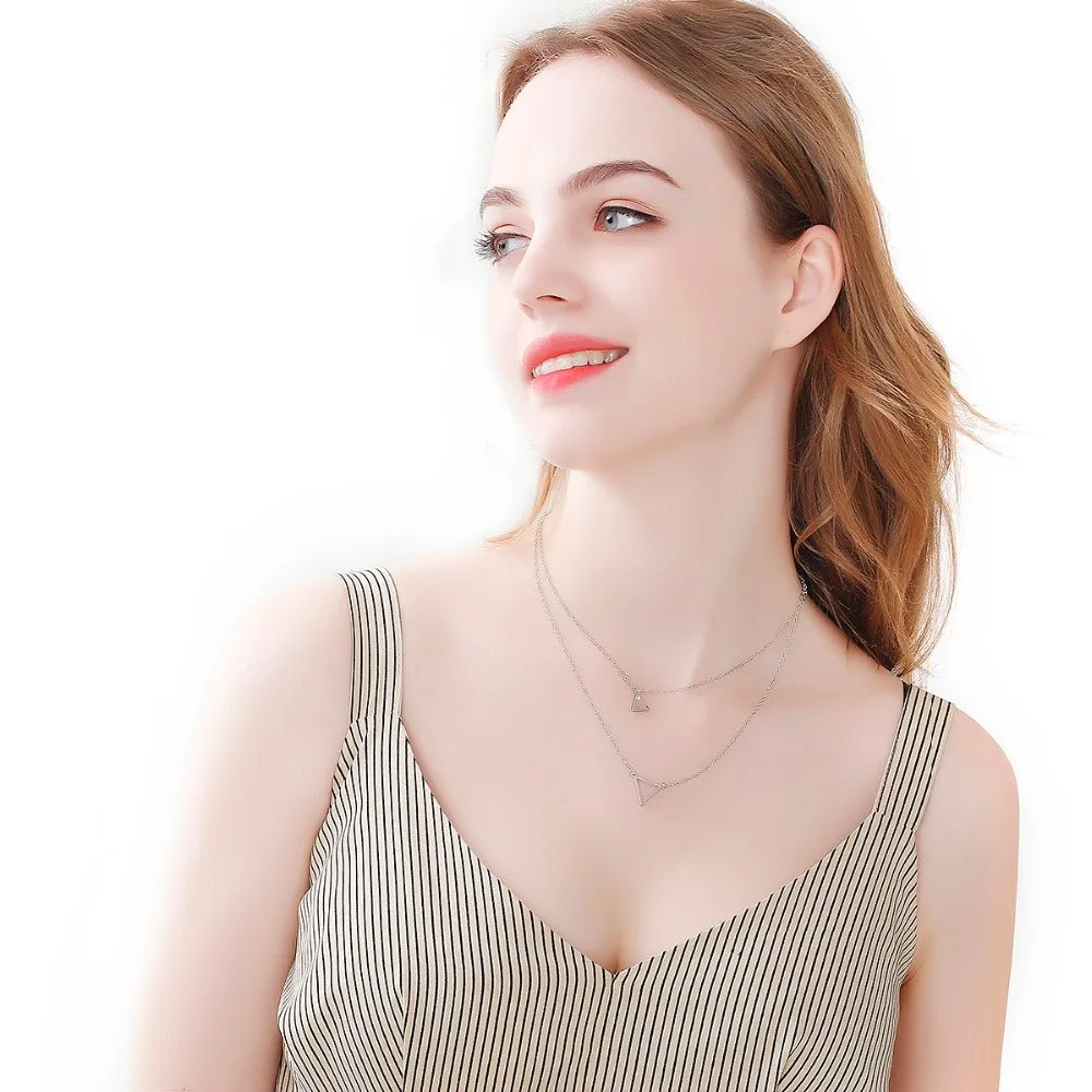 Simple Geomtric Triangle Silver Color Necklaces & Pendants Heartbeat Maxi Steampunk collares Vintage Charms Lightning Necklace
Simple Geomtric Triangle Silver Color Necklaces & Pendants Heartbeat Maxi Steampunk collares Vintage Charms Lightning Necklace