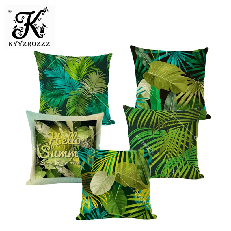 Tropical banana Leaves Cushion Cover Palm Leaf Pillow Cases Linen Car Decorative Pillowcase Large floor Sofa Home Throw Pillows
Tropical banana Leaves Cushion Cover Palm Leaf Pillow Cases Linen Car Decorative Pillowcase Large floor Sofa Home Throw Pillows