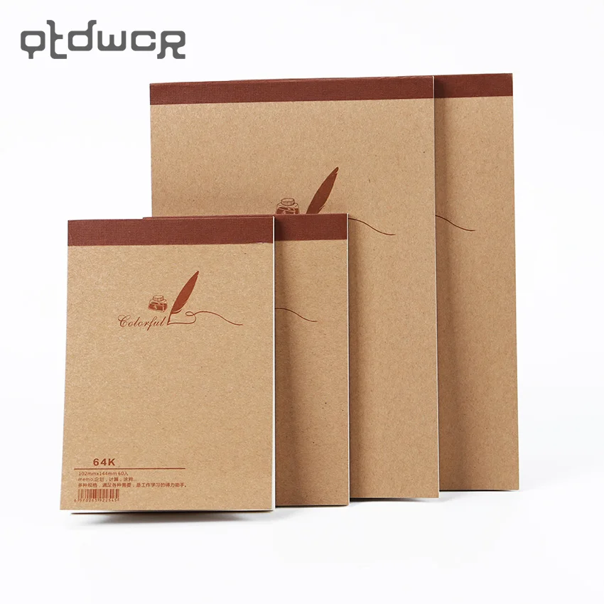 1PC Retro Kraft Paper Cover Sketch Notebook Journal Traveler Diary Blank Graffiti Computing Notebooks Office School Supplies
1PC Retro Kraft Paper Cover Sketch Notebook Journal Traveler Diary Blank Graffiti Computing Notebooks Office School Supplies