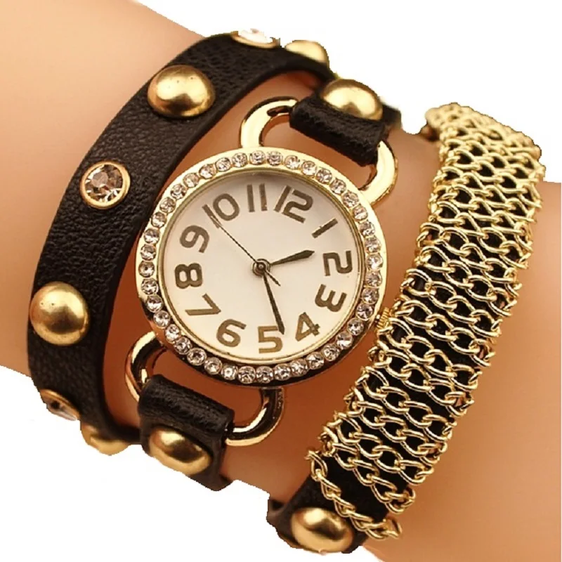 Gnova Platinum golden chain mesh women bracelet watch PU Leather Strap crystal vintage wristwatch A976
Gnova Platinum golden chain mesh women bracelet watch PU Leather Strap crystal vintage wristwatch A976