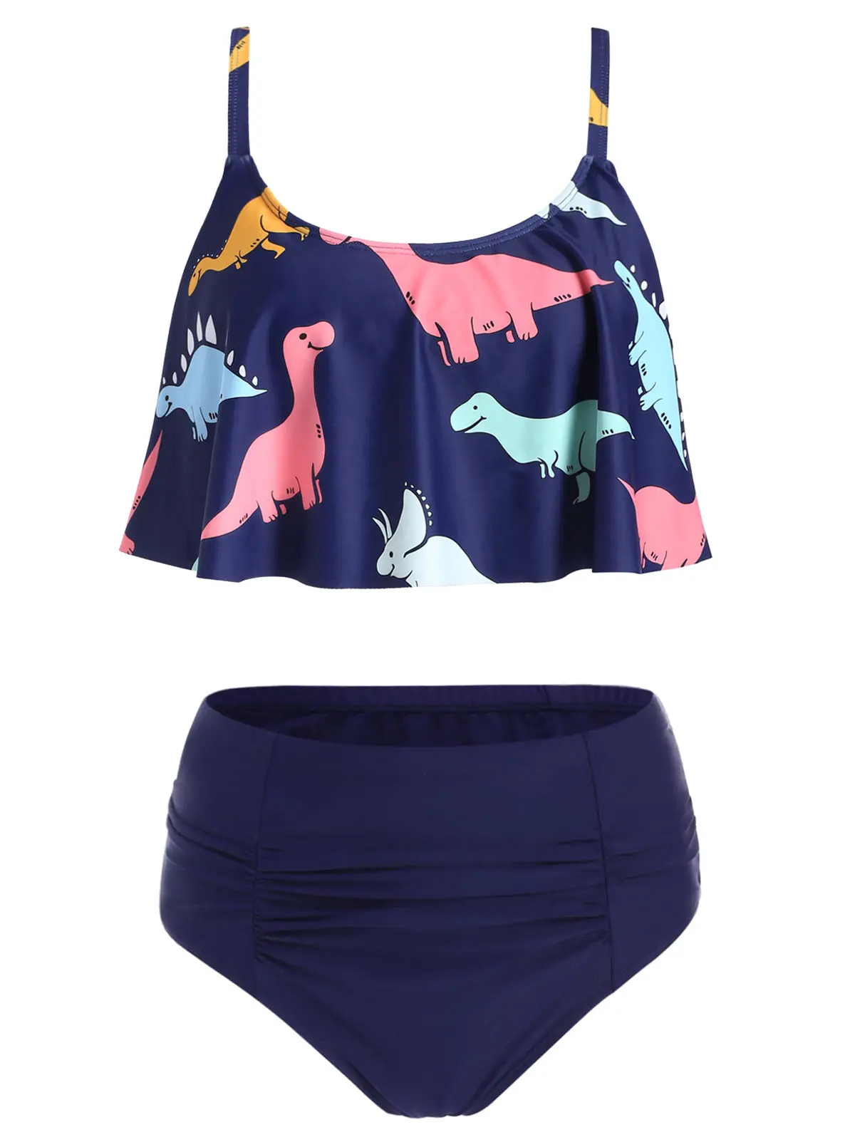 Wipalo Dinosaur Print Ruffle Women Set Sexy Summer Spaghetti Straps High Waist Bathing Suits Animal Print Sets Beach Wear
Wipalo Dinosaur Print Ruffle Women Set Sexy Summer Spaghetti Straps High Waist Bathing Suits Animal Print Sets Beach Wear