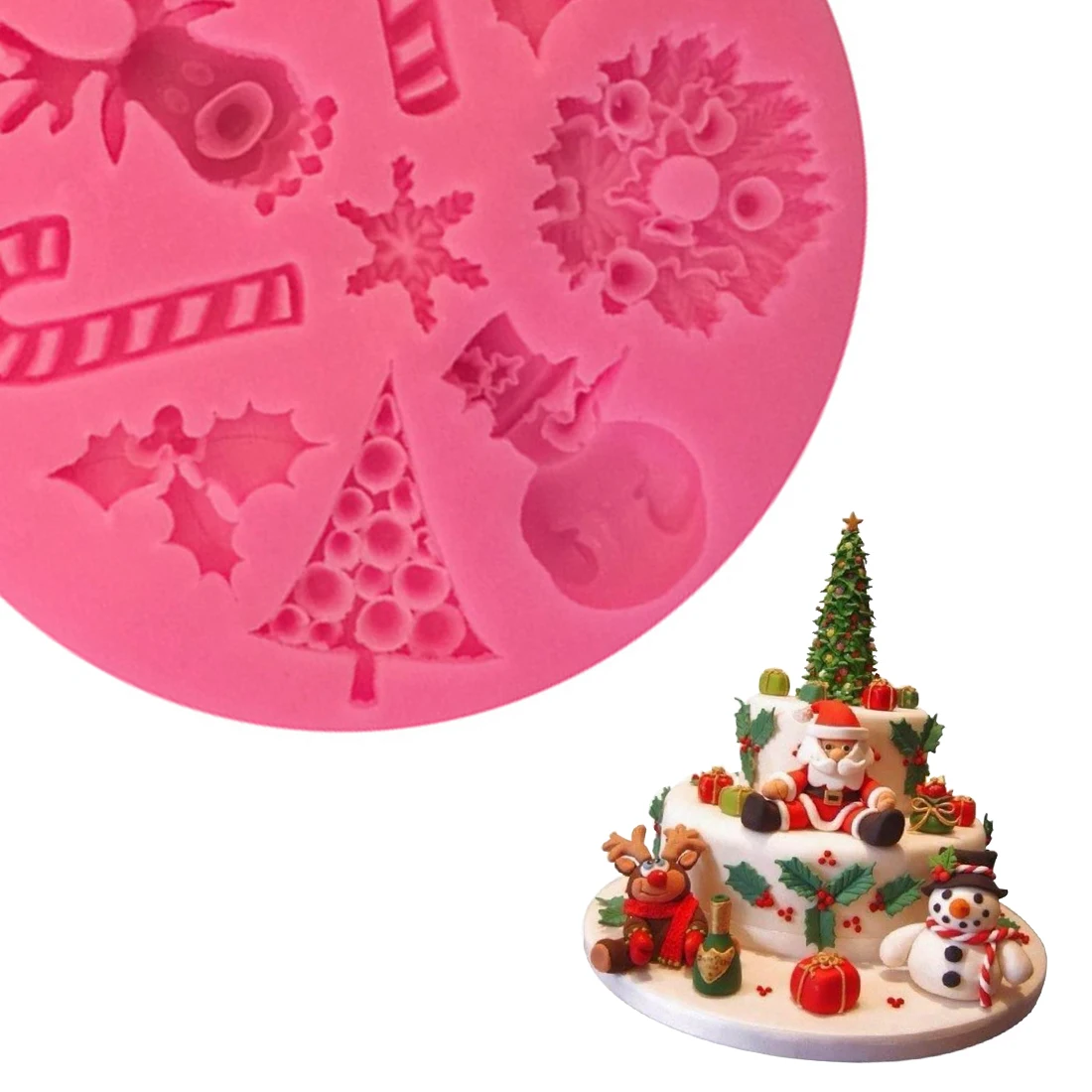 Christmas elk Shaped Cake Mold Silicone Snow Fondant Mold Sugar Craft Cake Decorating Snowman Christmas Silicone Mold
Christmas elk Shaped Cake Mold Silicone Snow Fondant Mold Sugar Craft Cake Decorating Snowman Christmas Silicone Mold