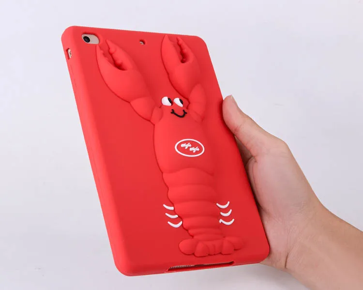 3D Lobster Pattern Case for IPAD Mini1 2 3 4 ipad 9.7 2017/2018 Silicone cover for Ipad Air Air2 Ipad 2 3 4 Pro 10.5 Funda cover
3D Lobster Pattern Case for IPAD Mini1 2 3 4 ipad 9.7 2017/2018 Silicone cover for Ipad Air Air2 Ipad 2 3 4 Pro 10.5 Funda cover