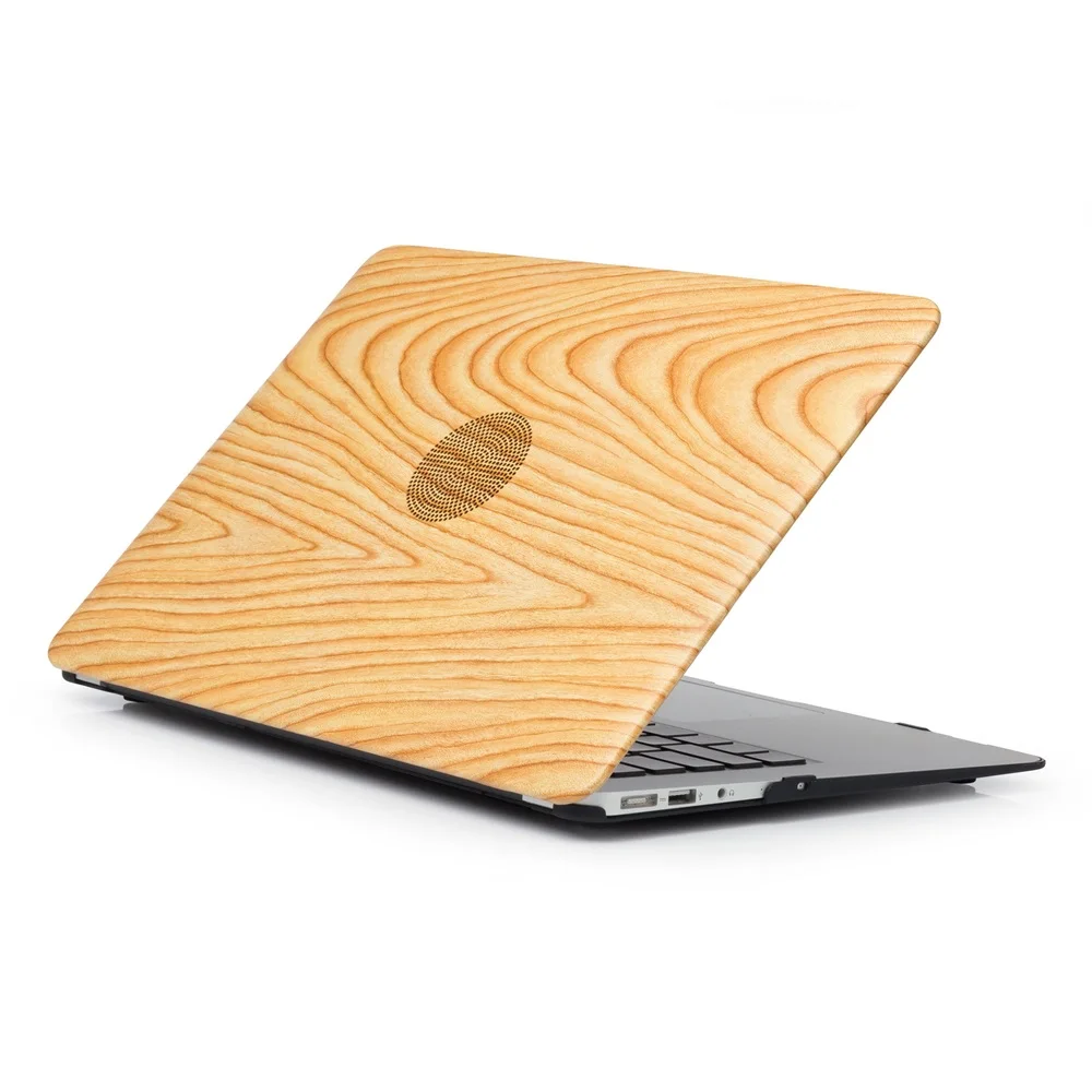 Deekite чехол для MacBook Air 13 Премиум Книга Фолио Защитный деревянный корпус подставка