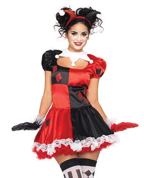 Harley Quinn Costume Women Adult Halloween Clown Circus Shown dresses Costumes For Women
Harley Quinn Costume Women Adult Halloween Clown Circus Shown dresses Costumes For Women