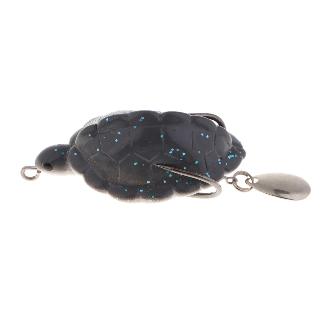 Soft Silicone Frog Lure 5.5cm 13.6g Snakehead Baits Topwater Simulation Fishing Lures with Spoon