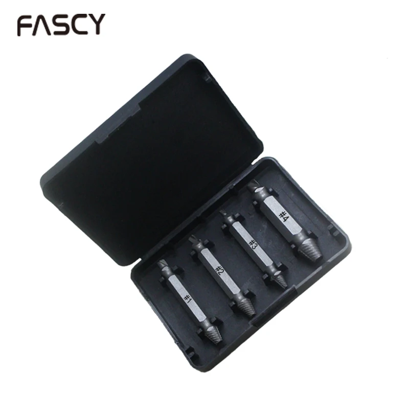 4 Piece Damaged Screw Extractor Drill Bits Remover Bolt Extractor Set Easily Easily Remove Stripped or Damaged Screws
4 Piece Damaged Screw Extractor Drill Bits Remover Bolt Extractor Set Easily Easily Remove Stripped or Damaged Screws