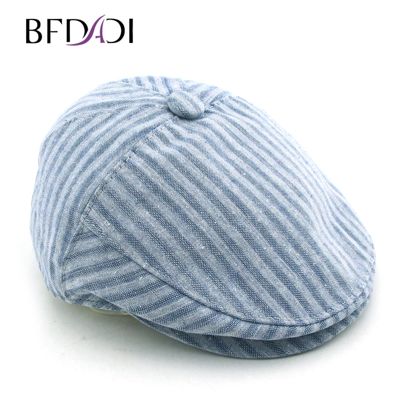 BFDADI 2019 New Fashion Men Man Hat Stripe Berets Casual Spring-Summer Warm Driving Newsboy Visor Flat Beret Cap
BFDADI 2019 New Fashion Men Man Hat Stripe Berets Casual Spring-Summer Warm Driving Newsboy Visor Flat Beret Cap