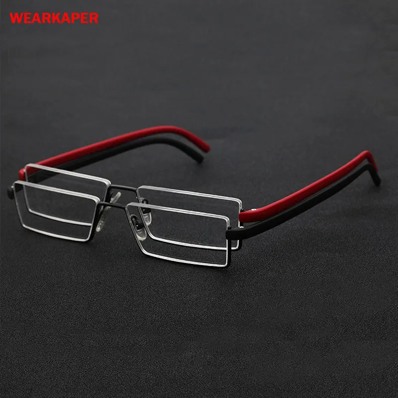 WEARKAPER Urltra-Light Magnetic Reading Glasses Antifatigue TR90 Half Frame Portable Reading Glasses Women Men Diopter 1.0-4.0
WEARKAPER Urltra-Light Magnetic Reading Glasses Antifatigue TR90 Half Frame Portable Reading Glasses Women Men Diopter 1.0-4.0