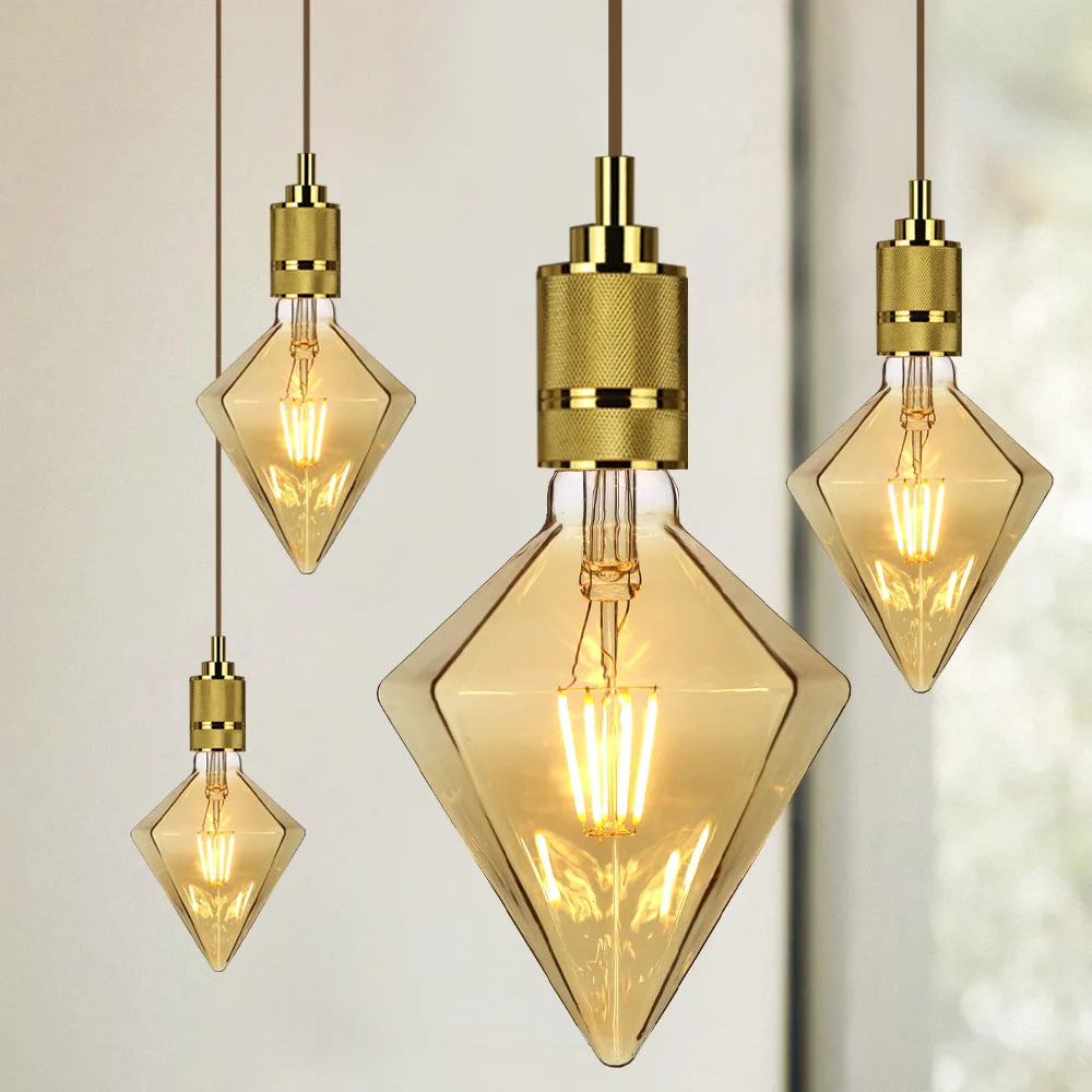 TIANFAN Edison Bulbs Vintage Light Bulb Tip Diamond Bulb Led Filament 4W 220/240V E27 Decorative Light Bulb Energy Saving
TIANFAN Edison Bulbs Vintage Light Bulb Tip Diamond Bulb Led Filament 4W 220/240V E27 Decorative Light Bulb Energy Saving