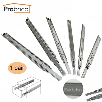 Probrico Drwaer Slide 12"/14"/16"/18"/20"/22" Rail Full Extension Kitchen Furniture Cupboard Heavey Duty Drawer Slide 1 Pair
Probrico Drwaer Slide 12"/14"/16"/18"/20"/22" Rail Full Extension Kitchen Furniture Cupboard Heavey Duty Drawer Slide 1 Pair