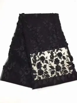 Black Nigerian Lace Fabric 2019 High Quality Lace 3d French Bridal Beads Lace Fabric For African Lace Matrial 5yards
Black Nigerian Lace Fabric 2019 High Quality Lace 3d French Bridal Beads Lace Fabric For African Lace Matrial 5yards