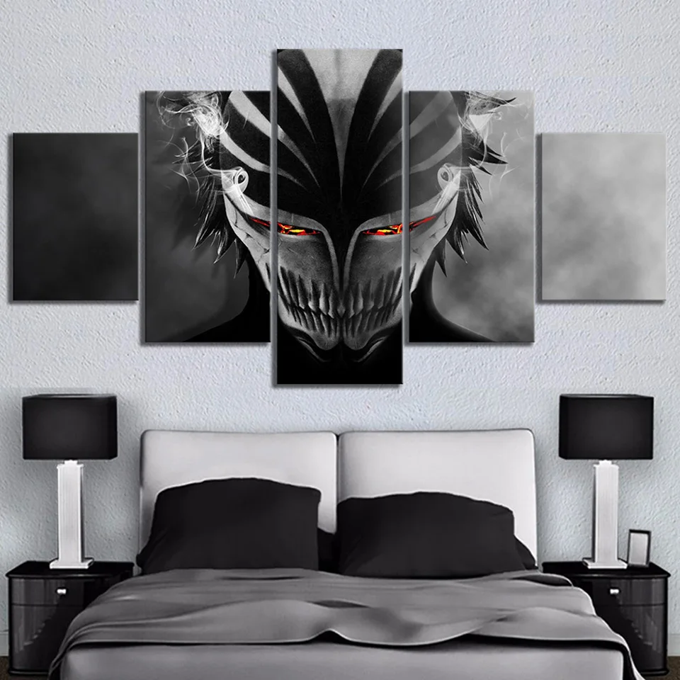 Wall Art Home Decor HD 5 Pieces Kurosaki Ichigo Bleach Picture Canvas Print Poster Modular Picture Artwork Frame For Living Room
Wall Art Home Decor HD 5 Pieces Kurosaki Ichigo Bleach Picture Canvas Print Poster Modular Picture Artwork Frame For Living Room