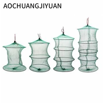 Folding Round Frame Nylon Mesh Crab Crawdad Shrimp Minnow Bait Trap Cast Fish Net Fishing Landing Tackle accessory tool
Folding Round Frame Nylon Mesh Crab Crawdad Shrimp Minnow Bait Trap Cast Fish Net Fishing Landing Tackle accessory tool