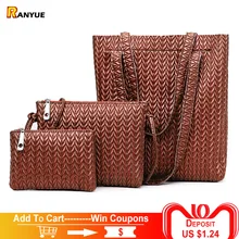 Knit Pattern Stitch Women Handbag Set 3Pcs Large Capacity Composite Women Bag Pu Leather Shoulder Messenger Crossbody Bags+Purse
Knit Pattern Stitch Women Handbag Set 3Pcs Large Capacity Composite Women Bag Pu Leather Shoulder Messenger Crossbody Bags+Purse