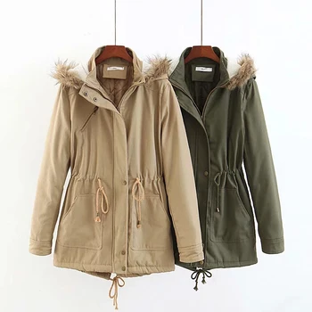 Women Winter Faux Collar Jacket Sherpa Hooded Green Womens Coat 2018 New Fashion Drawstring Warm Cotton Casual Parka
Women Winter Faux Collar Jacket Sherpa Hooded Green Womens Coat 2018 New Fashion Drawstring Warm Cotton Casual Parka
