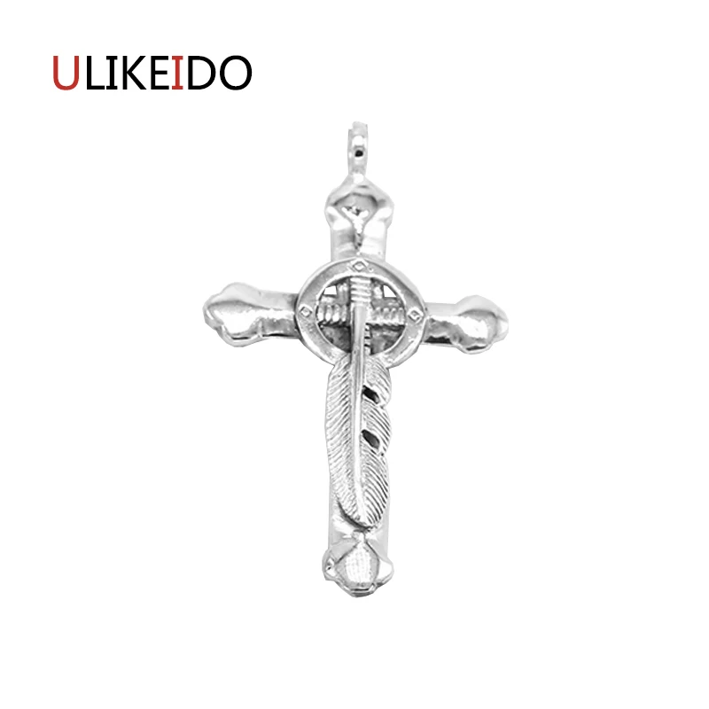 Pure 925 Sterling Silver Jewelry Feather Charms Cross Punk Eagle Pendants for Men Thai Silver Bird Necklace Chain Fine Gift 665
Pure 925 Sterling Silver Jewelry Feather Charms Cross Punk Eagle Pendants for Men Thai Silver Bird Necklace Chain Fine Gift 665
