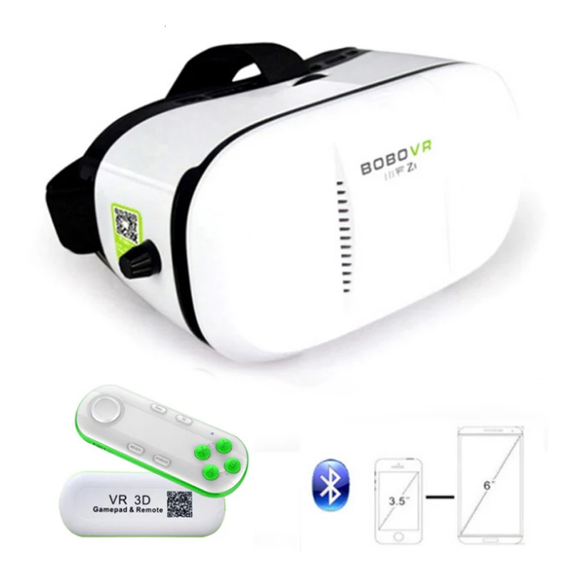 BOBOVR Z3 Virtual Reality 3D Video Glasses Adjustable Focal Distance 3D VR Headset for 4 - 6 inche Phone + Bluetooth 6.0 Gamepad
BOBOVR Z3 Virtual Reality 3D Video Glasses Adjustable Focal Distance 3D VR Headset for 4 - 6 inche Phone + Bluetooth 6.0 Gamepad