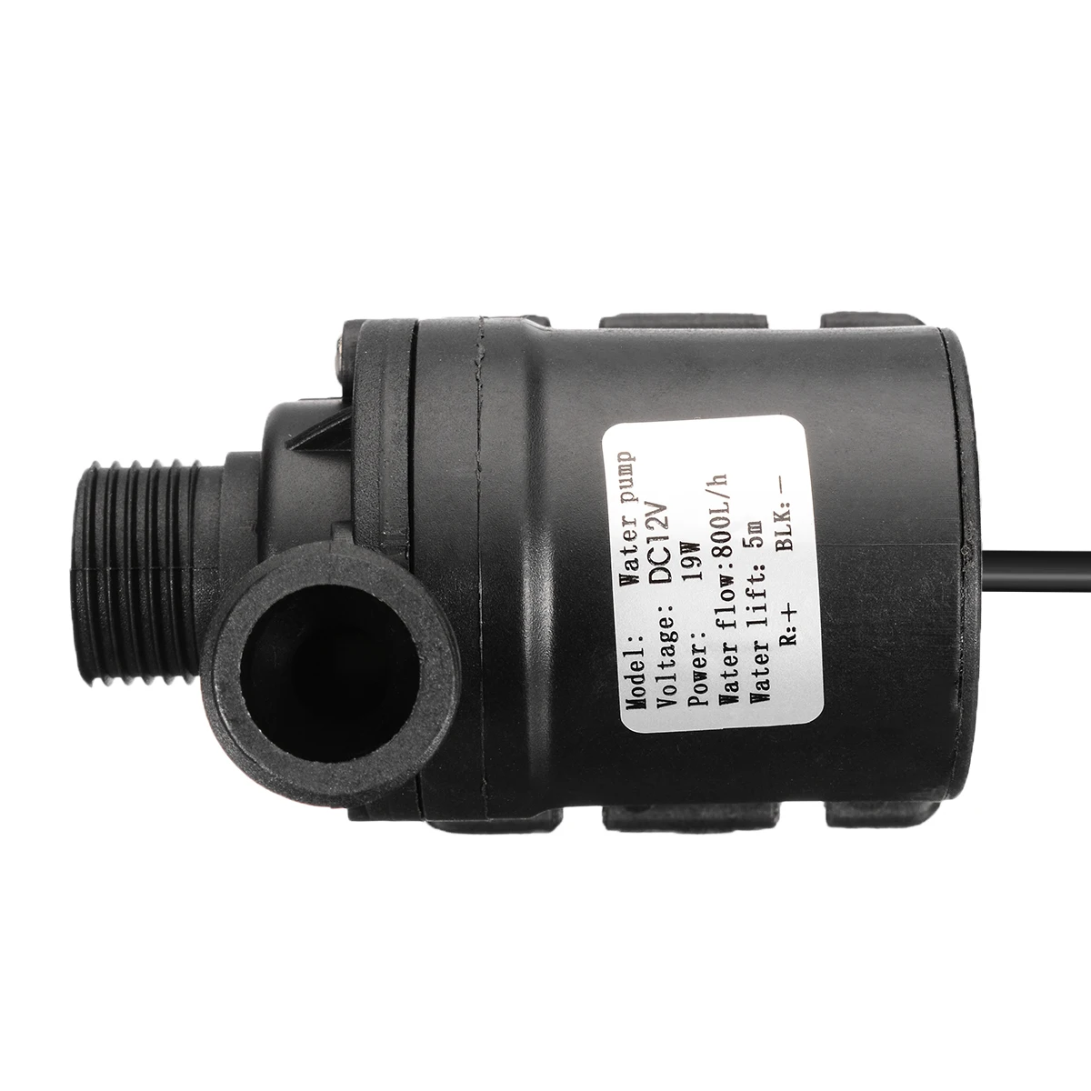 DC 12V 19W Mini Ultra Quiet Waterproof Brushless Motor Submersible Water Pump Accessories IP68 800L/H