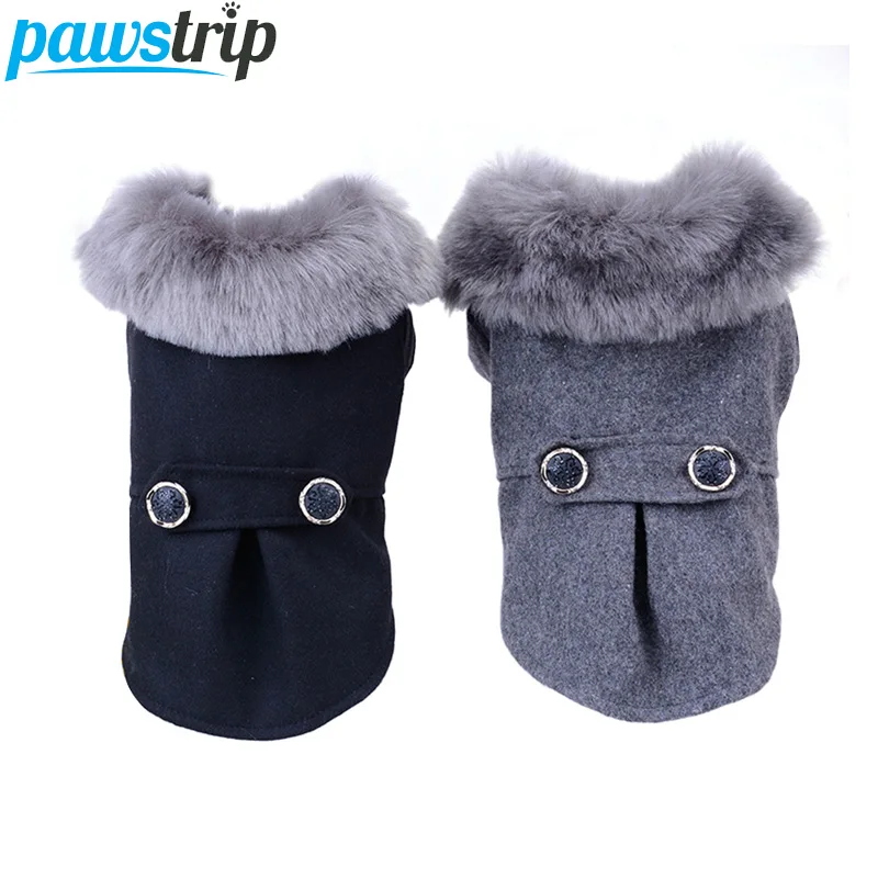 pawstrip Fashion Small Dog Coat Winter Dog Clothes Soft Fur Collar Warm Puppy Jacket Chihuahua Yorkie Clothing S-XL
pawstrip Fashion Small Dog Coat Winter Dog Clothes Soft Fur Collar Warm Puppy Jacket Chihuahua Yorkie Clothing S-XL