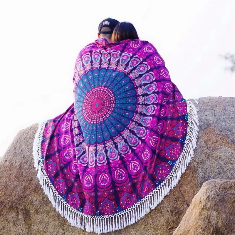 1PCS Summer 150cm Round Beach Towel Bohemian Style Printed Sofa Cushion Yoga Mat Mandala Circle Serviette Hot
1PCS Summer 150cm Round Beach Towel Bohemian Style Printed Sofa Cushion Yoga Mat Mandala Circle Serviette Hot
