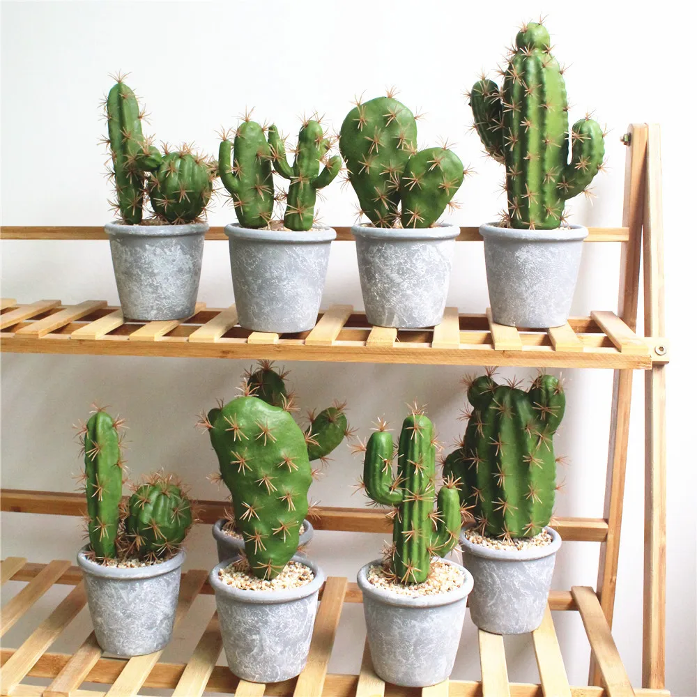 Artificial Plants Vivid Cactus bosai Decoration Artificial Flower with pots Wedding /Party/Bedroom/Office Decorations
Artificial Plants Vivid Cactus bosai Decoration Artificial Flower with pots Wedding /Party/Bedroom/Office Decorations