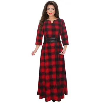 5xl Elegant Maxi Plaid Women's Dress 3xl Big Size Spring Summer 4xl Plus Size Long Dress Casual Dress Vintage Dresses
5xl Elegant Maxi Plaid Women's Dress 3xl Big Size Spring Summer 4xl Plus Size Long Dress Casual Dress Vintage Dresses