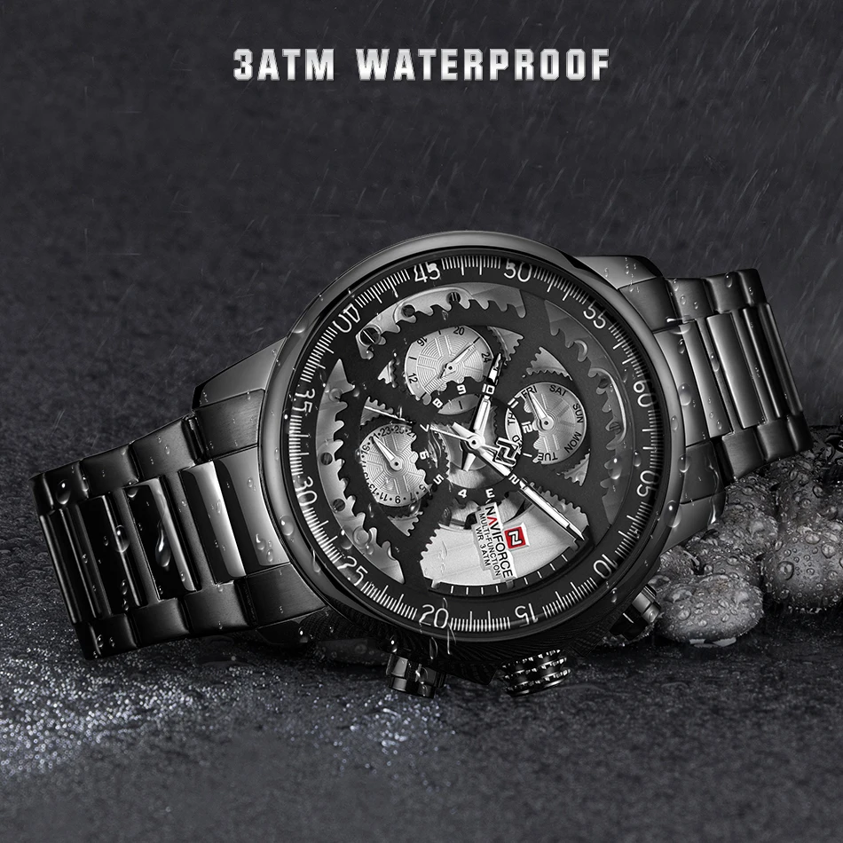 New cool Watch for Men NAVIFORCE for Sports Top Brand Luxury Steel Quartz Automatic Date Clock Male Army Military Waterproof
New cool Watch for Men NAVIFORCE for Sports Top Brand Luxury Steel Quartz Automatic Date Clock Male Army Military Waterproof