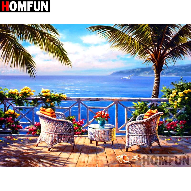 HOMFUN Full Square/Round Drill 5D DIY Diamond Painting "Sea scenery" Embroidery Cross Stitch 3D Home Decor Gift A12539
HOMFUN Full Square/Round Drill 5D DIY Diamond Painting "Sea scenery" Embroidery Cross Stitch 3D Home Decor Gift A12539