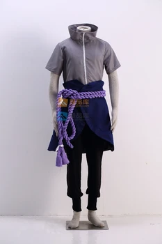 Naruto Shippuuden Uchiha Sasuke Cosplay Costume Sasuke 6th Generation Costumes Full Set ( Top + Pants + Skirt + Rope +Armguard )
Naruto Shippuuden Uchiha Sasuke Cosplay Costume Sasuke 6th Generation Costumes Full Set ( Top + Pants + Skirt + Rope +Armguard )