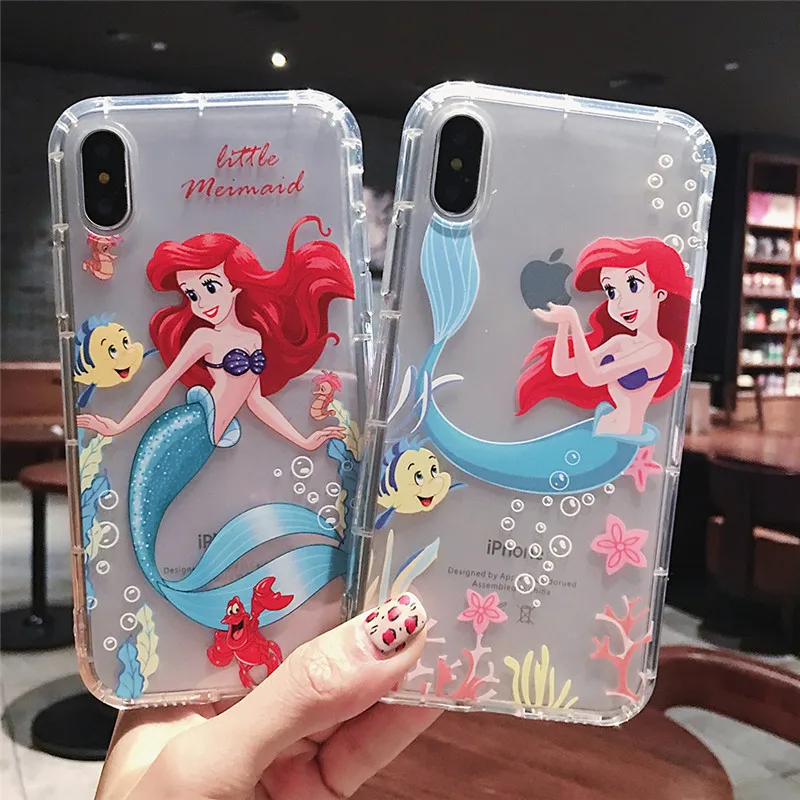 Silicone Cover For iPhone X XS MAX XR Case Soft Cute Mermaid Funda For iPhone 6 6S 6PLUS 7 8 Plus Air-cushion Protective Coque
Silicone Cover For iPhone X XS MAX XR Case Soft Cute Mermaid Funda For iPhone 6 6S 6PLUS 7 8 Plus Air-cushion Protective Coque