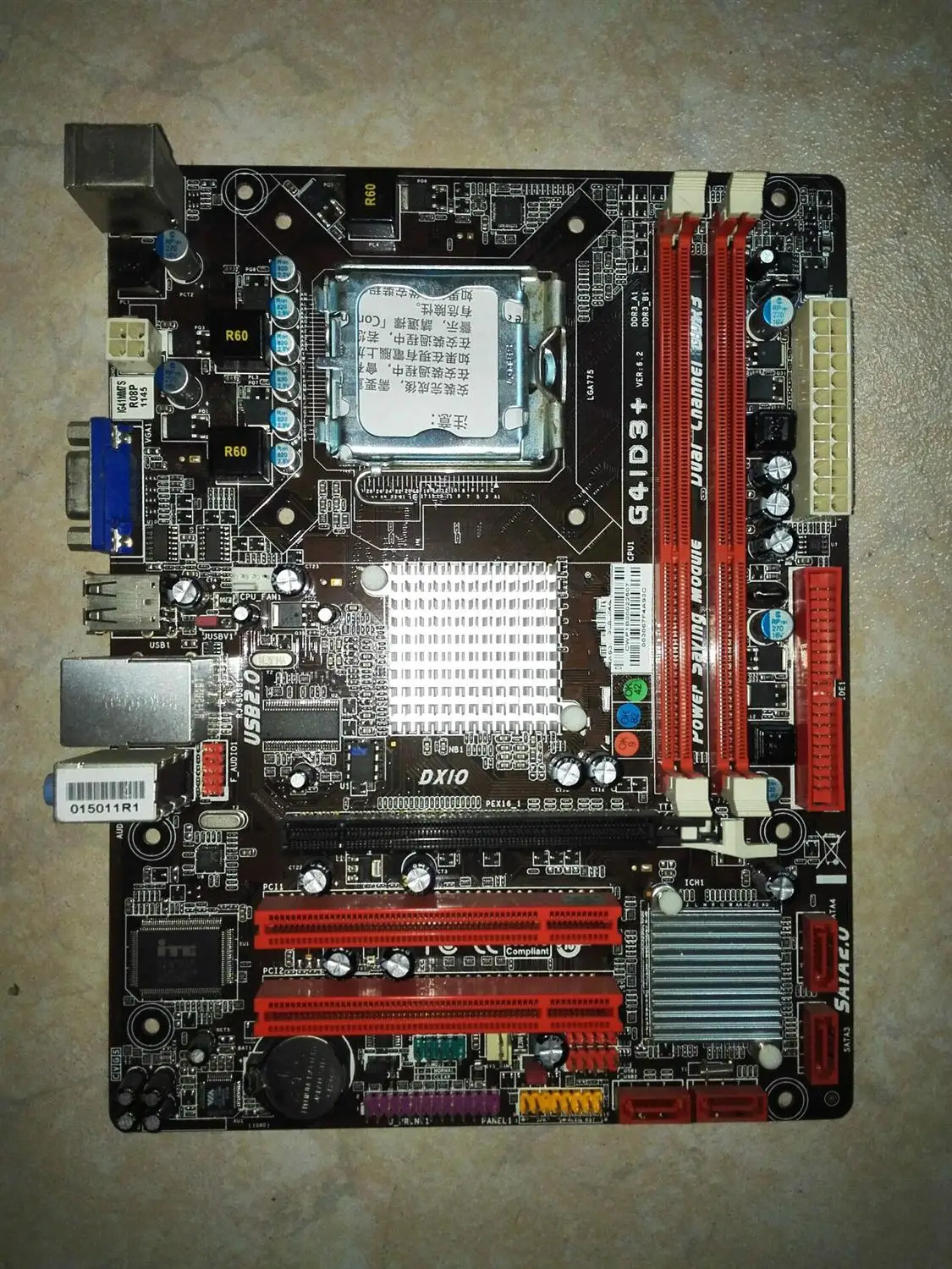 Б/у бесплатная доставка 100% оригинальная материнская плата для Biostar G41D3 + LGA 775 DDR3