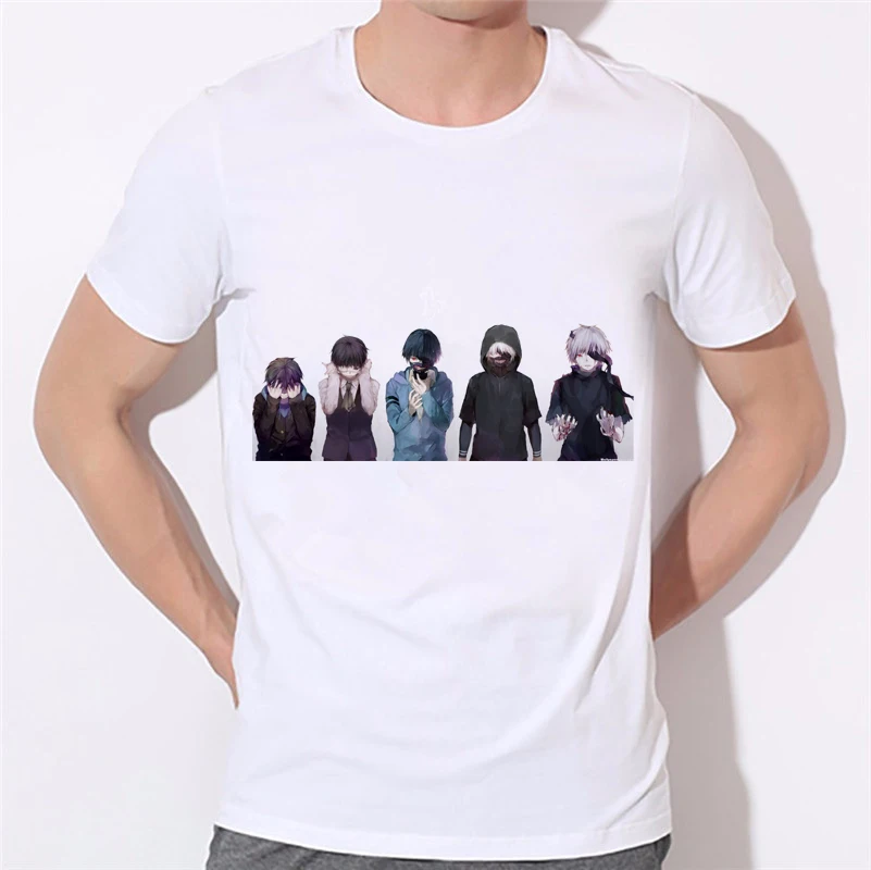 New Japan Anime Cosplay Costume Comfortable Breathable Milk Fiber T Shirt Tokyo Ghoul T-shirt For Men Women Tops Tees W28-7#
New Japan Anime Cosplay Costume Comfortable Breathable Milk Fiber T Shirt Tokyo Ghoul T-shirt For Men Women Tops Tees W28-7#