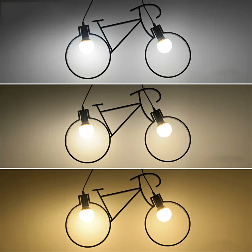 Vintage Chandelier Iron Bicycle personality Creative Pendant Lamp E27 110V- 240V LED Edison Lamp Holder House/Dining Hall Light
Vintage Chandelier Iron Bicycle personality Creative Pendant Lamp E27 110V- 240V LED Edison Lamp Holder House/Dining Hall Light